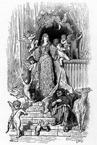 Alcina en su gloria de Gustave Dore