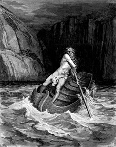 La llegada de Caronte, 1857