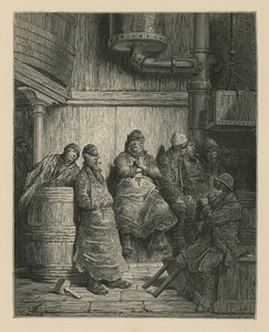 Trabajadores de la cervecería Barclay Perkins de Gustave Dore