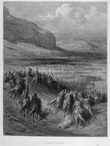 Batalla de Antioquía durante la primera cruzada por Gustave Doré