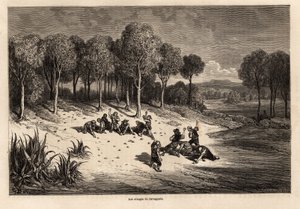 Batalla de las Naranjas en Carcagente de Gustave Dore