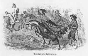 Turistas británicos, ilustración de 
