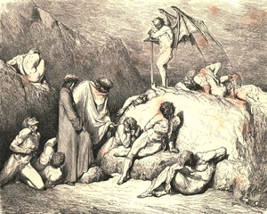 Recuerda a Piero de Medicina, si regresas, c1890 de Gustave Dore