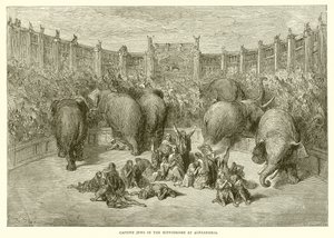 Judíos cautivos en el Hipódromo de Alejandría de Gustave Dore