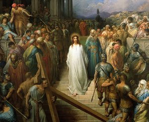 Cristo dejando el pretorio de Gustave Dore