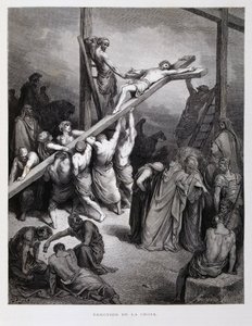 Cristo crucificado, Ilustración de la Biblia de Dore