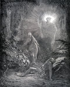 Creación de Eva de Gustave Dore
