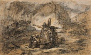Las tres brujas de Macbeth de Shakespeare de Gustave Dore
