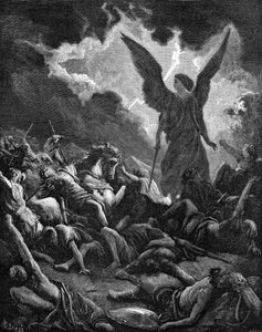 Destrucción del ejército de Senaquerib de Gustave Dore