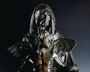 (detalle) de La Parque y El Amor de Gustave Dore