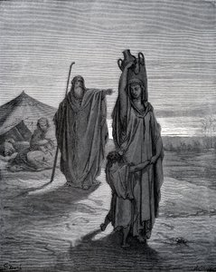 Expulsión de Agar de Gustave Dore