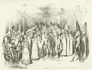 Modas bajo el Directorio 1798. Los Increíbles de Gustave Dore
