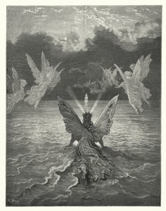 Ilustración de Gustave Dore para Rime of the Ancient Mariner de Coleridge (grabado) de Gustave Dore