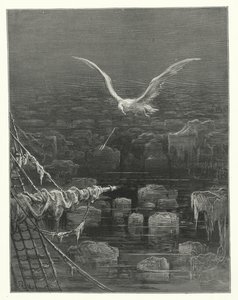 Ilustración de Gustave Dore para Rime of the Ancient Mariner de Coleridge (grabado) de Gustave Dore