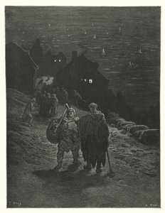 Ilustración de Gustave Dore para Rime of the Ancient Mariner de Coleridge (grabado)