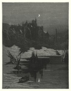 Ilustración de Gustave Dore para Rime of the Ancient Mariner de Coleridge (grabado) de Gustave Dore