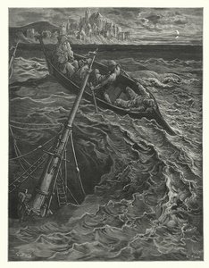 Ilustración de Gustave Dore para Rime of the Ancient Mariner de Coleridge (grabado) de Gustave Dore