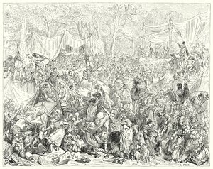 Don Quijote de Gustave Doré: "Llegada de Don Quijote a la boda de Camacho y Quiteria" de Gustave Dore