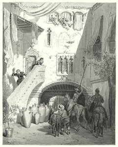 Don Quijote de Gustave Doré: "¡Oh, urnas tobosianas! que despiertan en mi mente los pensamientos del dulce empeño de mis más amargas penas!" de Gustave Dore