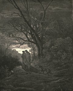 Él, tan pronto como vio que yo estaba llorando, c1890 de Gustave Dore