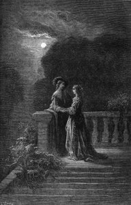 Ilustración de Gustave Dore del libro Captain Fracasse de TheophileGautier
