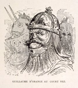 Ilustración del rey Guillermo de Orange. de La legende de Croque-Mitaine. de Gustave Dore