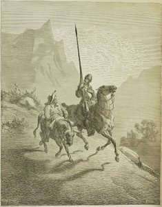 Ilustración del libro Don Quijote de la Mancha de M. de Cervantes, 1863 de Gustave Dore