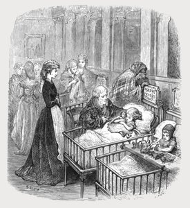 Pacientes del hospital infantil de Gustave Dore