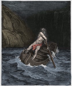 Infierno, Canto 3: Caronte de Gustave Dore