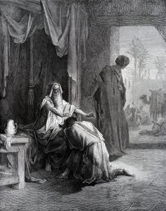 Isaac bendice a Jacob de Gustave Dore