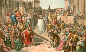 Jesús en el camino al Calvario
