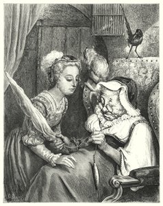 La Bella Durmiente (grabado) de Gustave Dore
