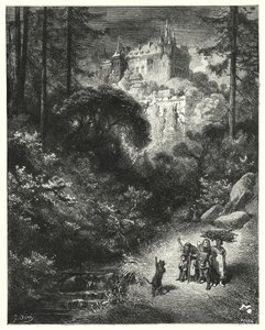 El gato con botas de Gustave Dore