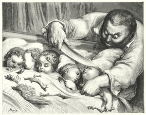 El Pequeño Pulgarcito de Gustave Dore