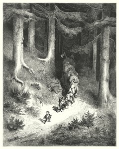 Le Petit Poucet de Gustave Dore
