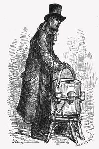 Vendedor de limonada, 1872 de Gustave Dore