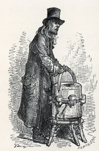 Vendedor de limonada de Gustave Dore