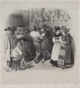 Obras musicales de Ernest Doré: Recuerdo de Alsacia, Danza alsaciana - Página de título de Gustave Dore