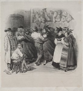Obras musicales de Ernest Doré: Recuerdo de Alsacia, Danza alsaciana - Página de título de Gustave Dore