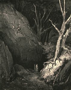 Avanzó, yo seguí sus pasos de cerca, c1890 de Gustave Dore