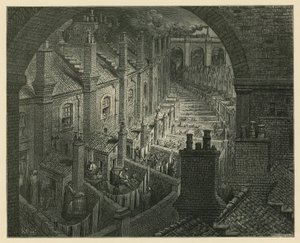 Sobre Londres en tren