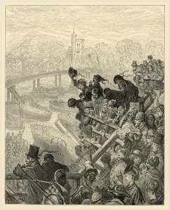 Carrera de Botes de Oxford y Cambridge, Putney de Gustave Dore