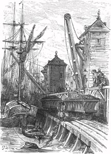Muelle de álamos de Gustave Dore