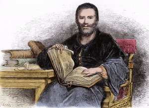 Retrato de Rabelais - ilustración de 