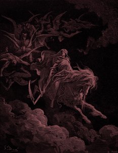Apocalipsis: Visión de la Muerte, por Gustave Doré. - Biblia
