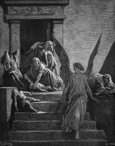 Las siete plagas de Egipto, 1866 de Gustave Dore