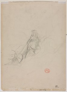 Boceto de escena de caza, c. 1868 de Gustave Dore