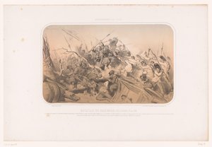 Batalla de Melegnano Bataille de Marignan (Melegnano), 8 de junio de 1859 (título sobre el objeto) Campaña italiana (título de la serie) Afranchissement de l