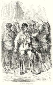 Postillón español (grabado) de Gustave Dore