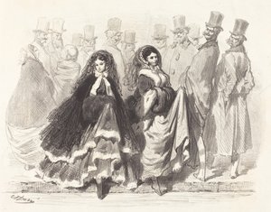 Escena de calle de Gustave Dore